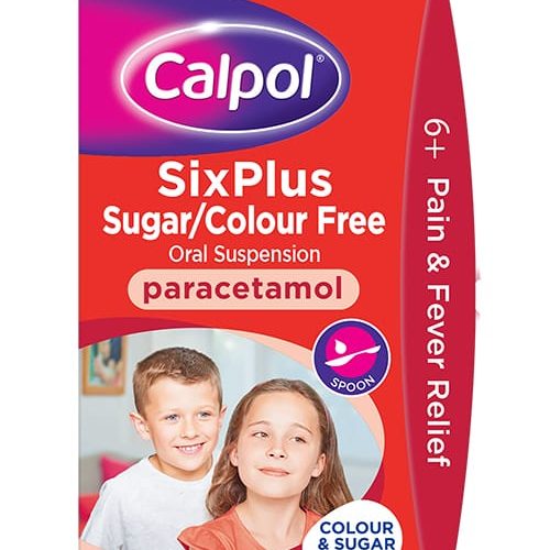 Calpol 6 Years + Suspension Strawberry 200 ml
