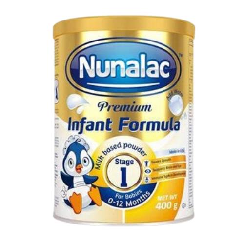 Nunalac Stage 1 Infant Formula 0-12 Months 400 g