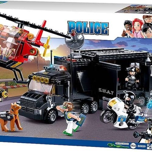Sluban Special Police SWAT Command Vehicle Toy 6 Years+